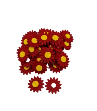 Figurina fetru floare 50/set , 3 cm , engros