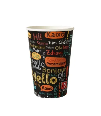 Pahare carton color 7 oz 166 ml, 50 buc/set Engros