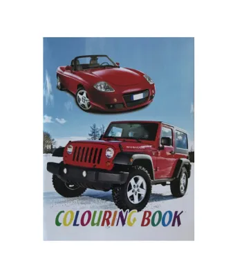 Caiet colorat a5 8 file  cu sticker