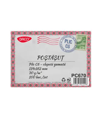 Plic scrisoare c6 100/set