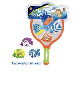 Set Pescuit Subacvatic cu Plasă și Pești Colorati Engross – Joc Scufundări Piscină pentru Copii 6+, Joc Interactiv de Vară