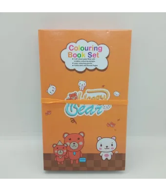 Caiet colorat cu culori si scratch