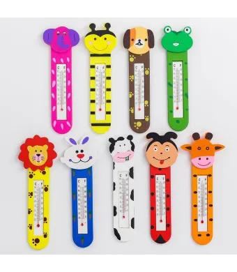 Termometru Engros din lemn, 19 cm, diverse culori