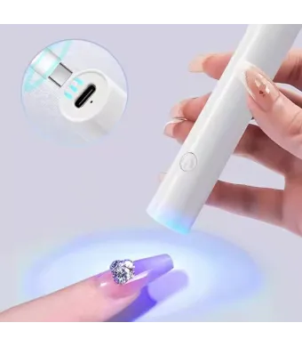 Lanterna UV wireless, tip stilou, pentru uscare gel/oja semi, H7-11