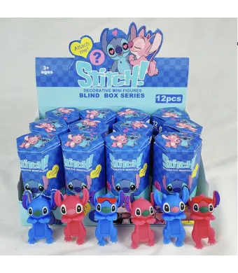 Stitch & Angel – Figurine Decorative pentru Telefon (Blind Box),En-gros
