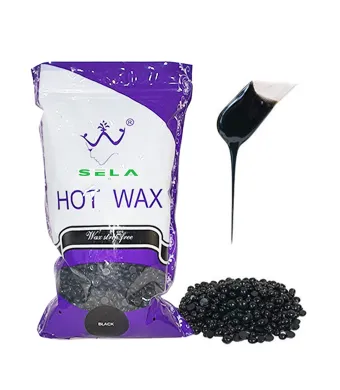 Ceara epilat granule engros, refolosibila, elastica, 100g – Neagra