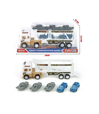 Tir cu 5 Masinute Army 6511110051010 Engros