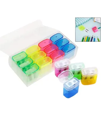 Ascuțitoare Engros din plastic, diverse culori