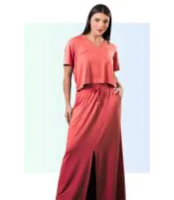Compleu en gross de vară  batal fusta și bluza