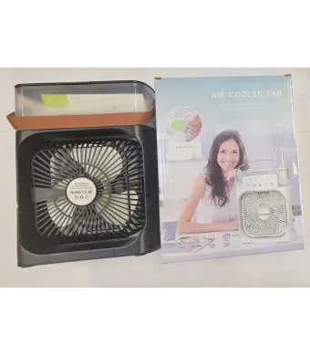 Ventilator Portabil cu Răcire cu Apă și Umidificator Engros – Air Cooler Fan cu LED și Timer