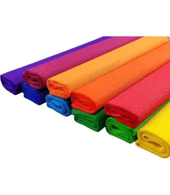 ​Hartie creponata Engros, 10 culori pe pachet