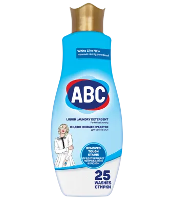 Detergent de Rufe ABC Engros, Automat, Lichid, 1.5 L, rufe albe