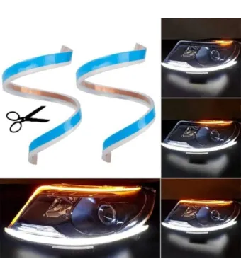 Set 2 benzi led 45 cm secventiale pentru faruri, ENGROS