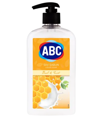 Sapun lichid Engros, ABC, 400 ml, Honey & Milk