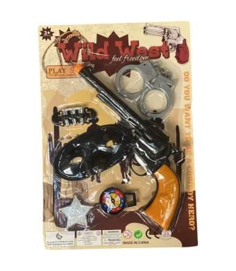 Pistol de jucarie Engros cu accesorii, set serif