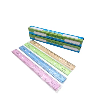 Rigle Engros din  plastic 30 cm, diverse culori