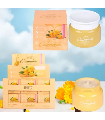 Cremă Hidratantă cu Gălbenele Ushas – Cod HA230 – Set 12 Bucăți Engros