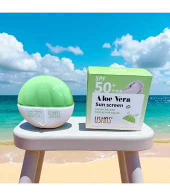 Cremă Solară cu Aloe Vera SPF 50+ Ushas – Cod HA542 – Set 12 Bucăți Engros