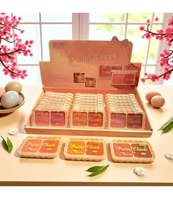 Fard de obraz USHAS Pretty Cheek UF087 – paletă compactă, pigment intens și rezistență îndelungată Engros