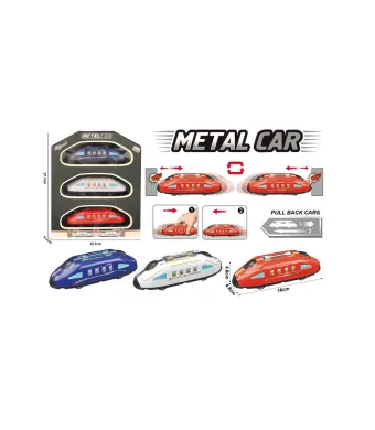 Set 3 Tren Regional Metalic 6511110050730 Engros