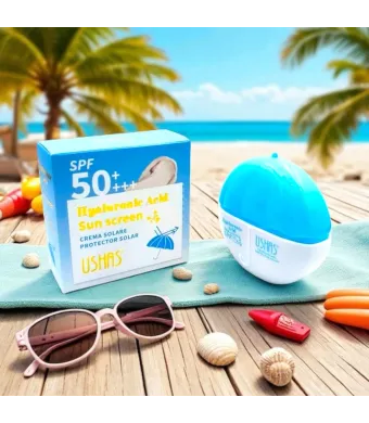 Cremă de Protecție Solară Ushas cu Acid Hialuronic SPF 50++ – HA543 – 12 Bucăți/Set Engros