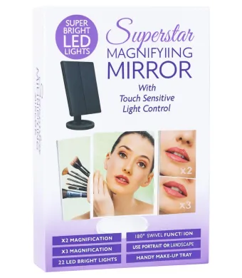 Oglindă de Mărire Superstar cu Iluminare LED Engros