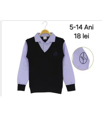 Camasa Engros pentru baieti + vesta