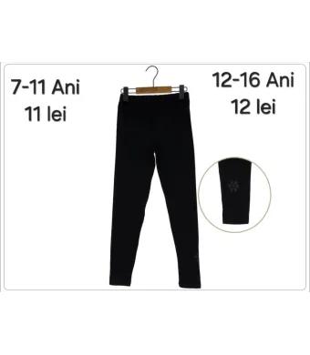 Pantaloni Engros pentru fete, uni (7, 8, 9, 10, 11 ani)