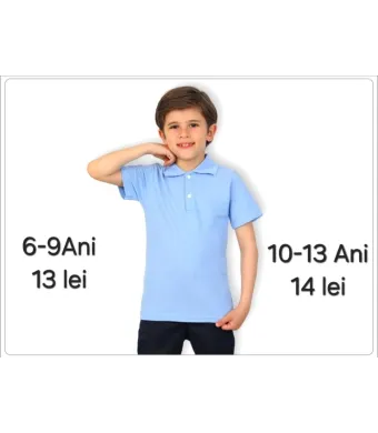 Tricou Engros pentru baieti, uni (6, 7, 8, 9 ani)