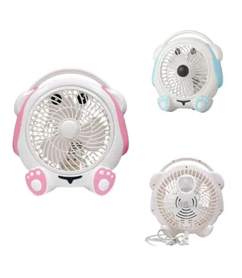 Ventilator Electric 30x26cm, Model Animat pentru Copii Diferite Culori Engros