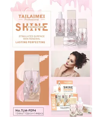 TLM Tailaimei Shine Foundation – Fond de Ten Iluminator Profesional, F094, 12 bucăți / cutie Engros