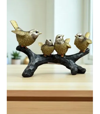 Decorațiune Engros din rășină, 4 pasari  28*33 cm