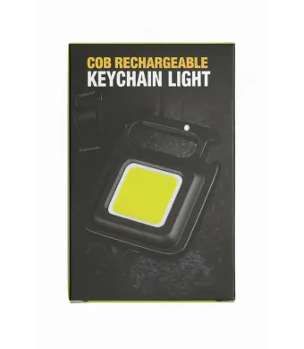 Lanternă portabilă tip breloc, reîncărcabilă cu LED COB Engros