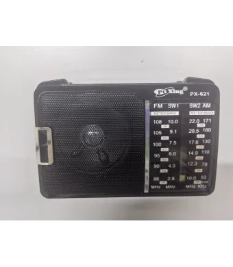 Radio portabil PX-621 cu MP3, 4 benzi FM/AM/SW1-2, USB/TF