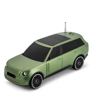 Boxă portabilă tip Range Rover, 10W, Bluetooth 5.3, Încărcare solară, FM Radio, USB, MP3, TF, LED, TWS, 1200mAh, Verde engross