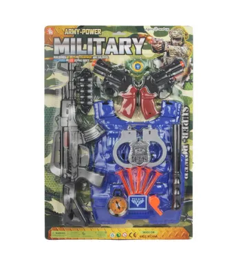 Set Pusca Army Power Military cu Scut si Pistoale 6511110051157 Engros