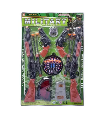 Set Pusti cu Pistoale Military 6511110012370 Engros