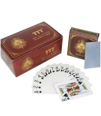 Set Cărți de Joc Profesionale TTT – 100% Plastic | Rezistente la Apă, Pachet cu Cutie Premium,En-gros