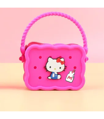 Gentuță Biscuit Hello Kitty din Silicon – Accesoriu Drăgălaș pentru Fetițe,En-gros
