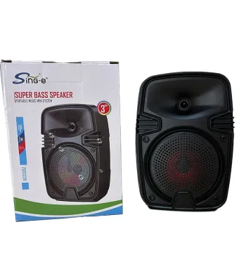 Boxa portabila ZQS1328, 24W PMPO, BT/FM/USB, LED, 1200mAh,EN GROSS