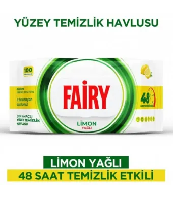 SERVETELE FAIRY LEMON 100BUC/12buc