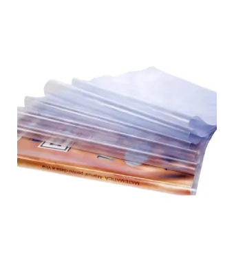 Coperți caiet A5 de Buzău Engros, Folie pvc 0.13 mm transparenta,  305x212 mm