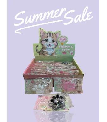 Squishy Paws – Lăbuțe Antistres Super Moi | Modele pastel & glossy,En-gros