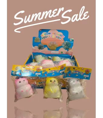 Squishy Pisicuță Pufoasă – Decompression Toy,En-gros