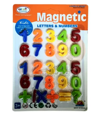 Cifre magnetice din plastic 26 buc