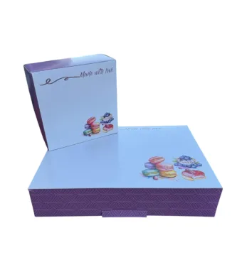 CUTII PRAJITURI „MADE WITH LOVE” 35X25X6CM(50 BUC/SET)