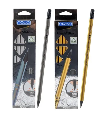 Set 12 Creioane HB NEBO Enovation Engros – Fără Lemn, Rezistente, Design Modern, Ideal pentru Școală, Birou și Medii Profesionale