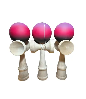 Kendama din lemn 18 cm – bila color gradient, design clasic
