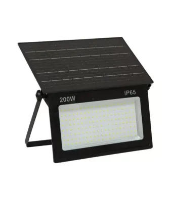 Proiector cu panou solar integrat engros 150W, 285x175x52mm, 1600lm, IP65, 6500K