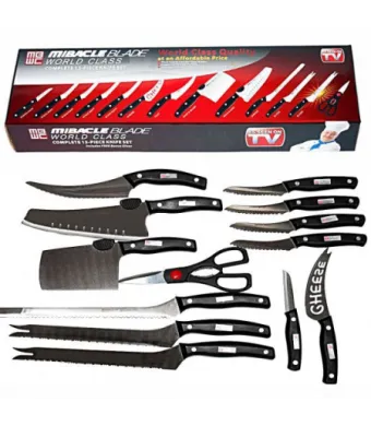 Set de cuțite Miracle Blade World Class – 13 piese Engros